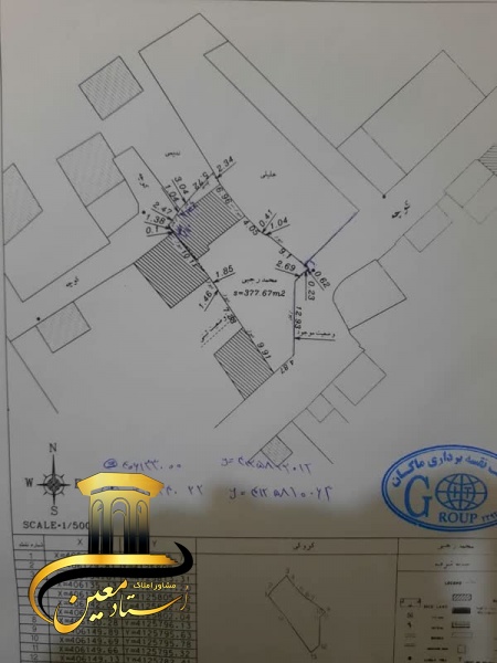 فروش زمین 348 متری دو کله /